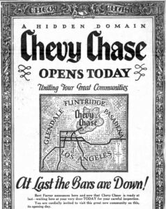 Chevy Chase Drive – L.A. Street Names