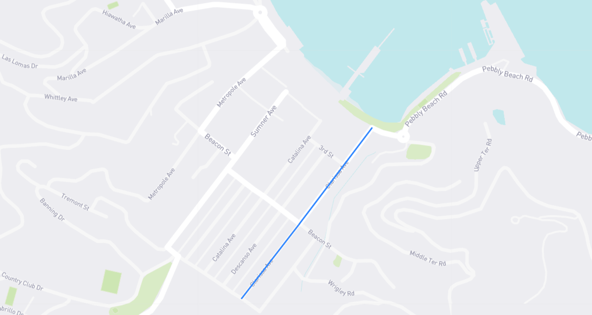 Map of Clarissa Avenue in Los Angeles County, California