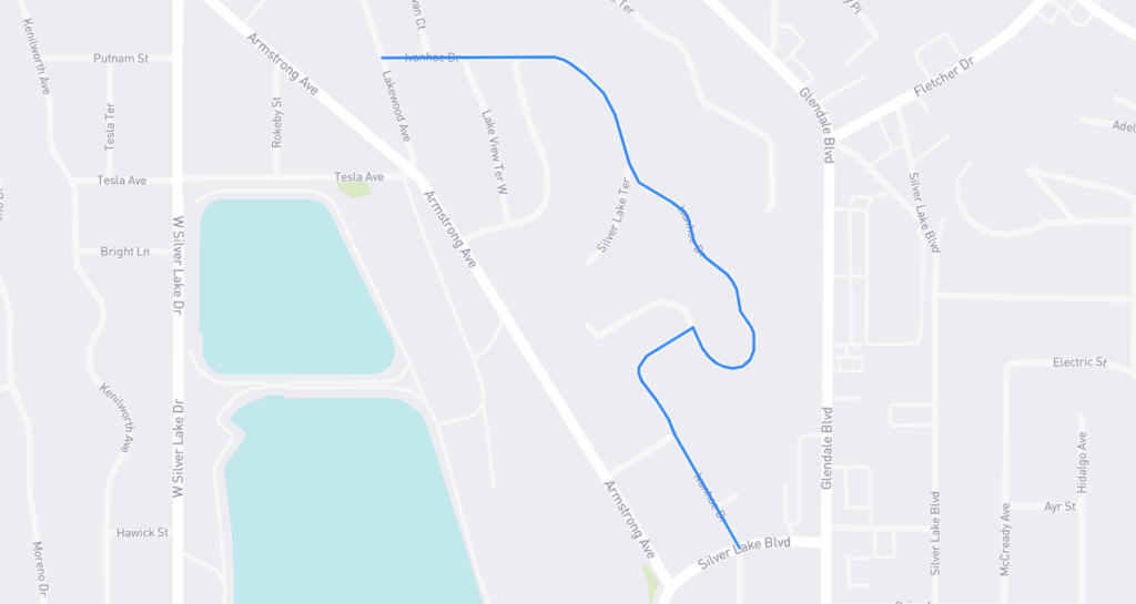 Ivanhoe Drive L.A. Street Names