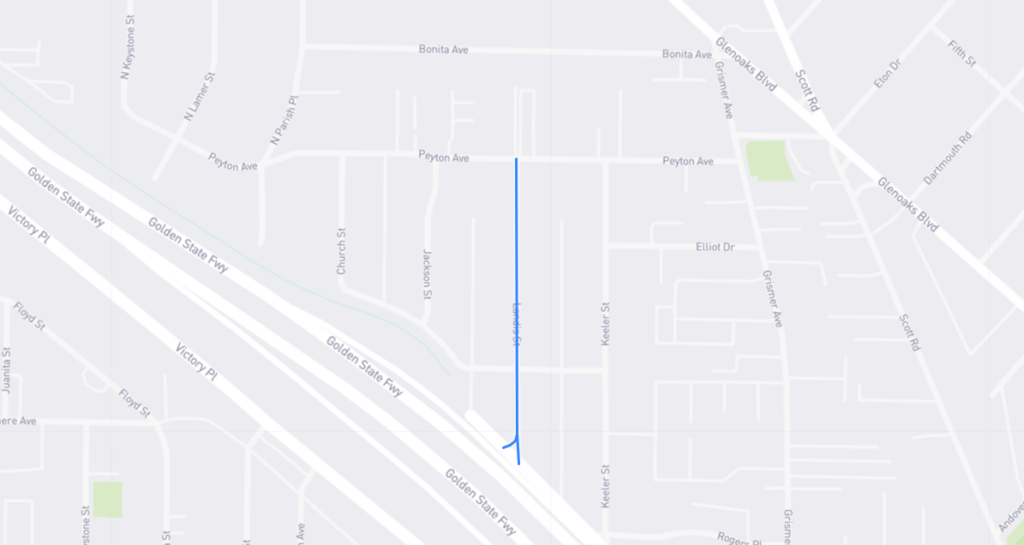 Landis Street L.A. Street Names