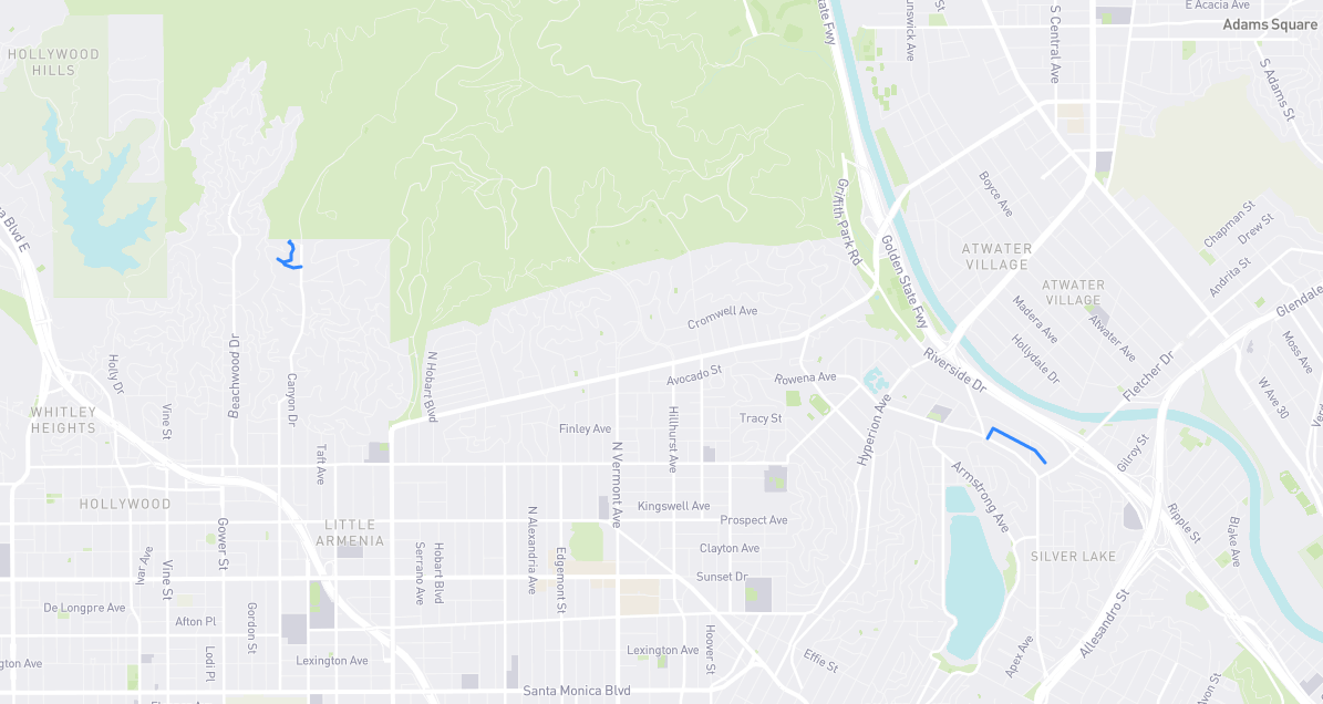 Map of Locksley Place in Los Angeles County, California