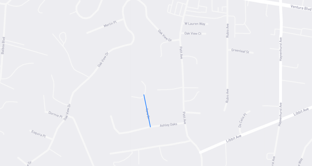 Tara Drive L.A. Street Names