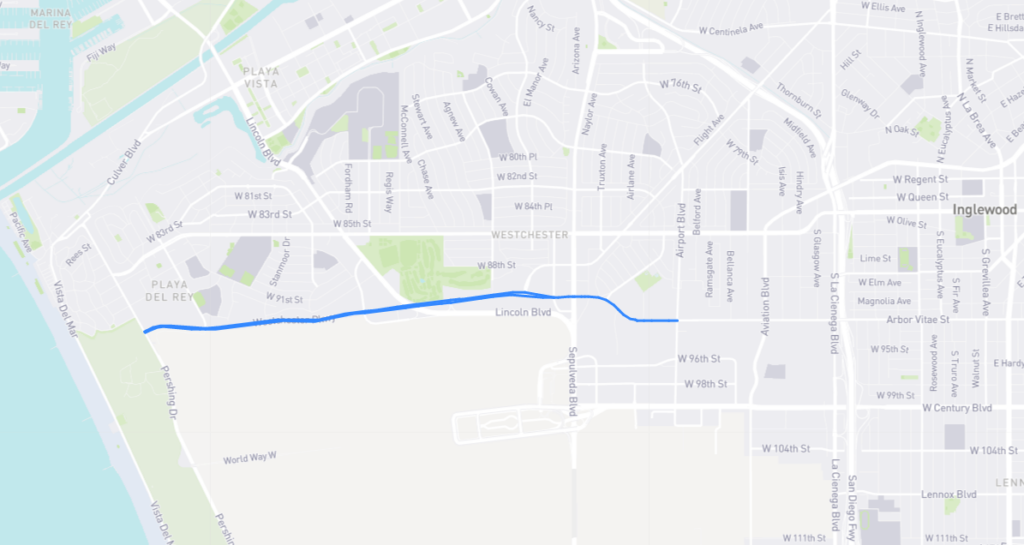 Westchester Parkway L.A. Street Names