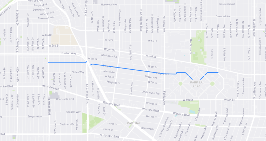 Colgate Avenue L.A. Street Names