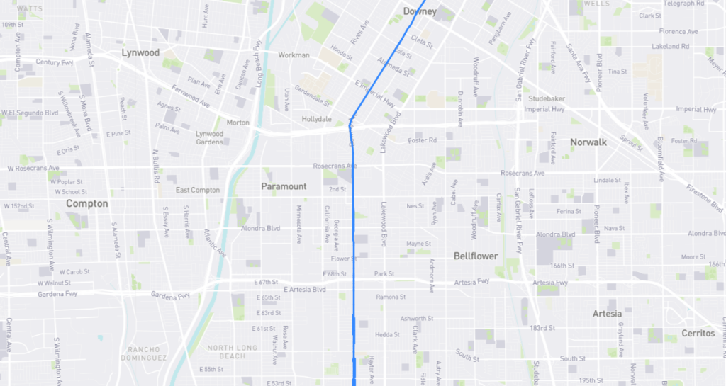 Downey Avenue Map 1024x545 