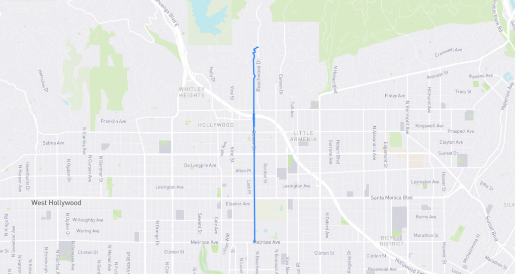 Gower Street L.A. Street Names