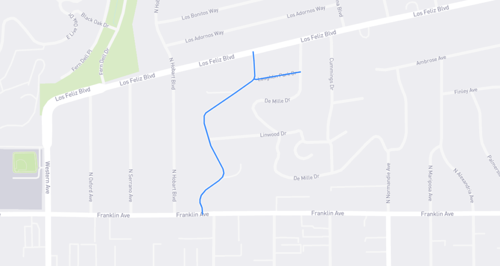 Laughlin Park Drive L.A. Street Names