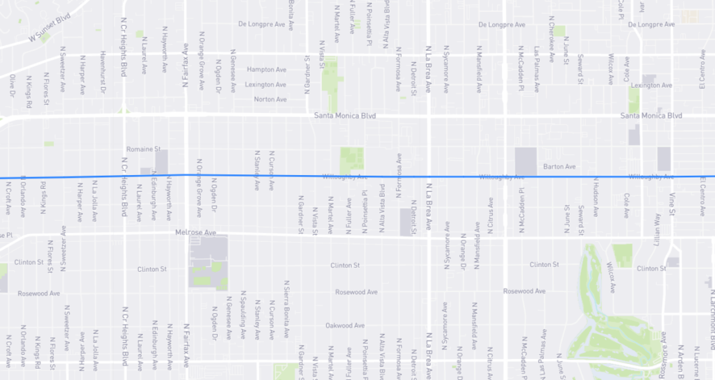 Willoughby Avenue L.A. Street Names
