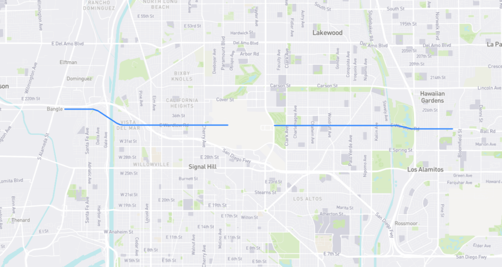 Wardlow Road L.A. Street Names