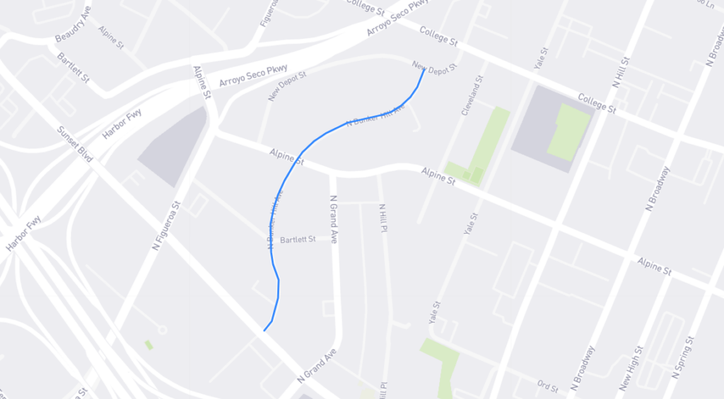 Bunker Hill Avenue L.A. Street Names