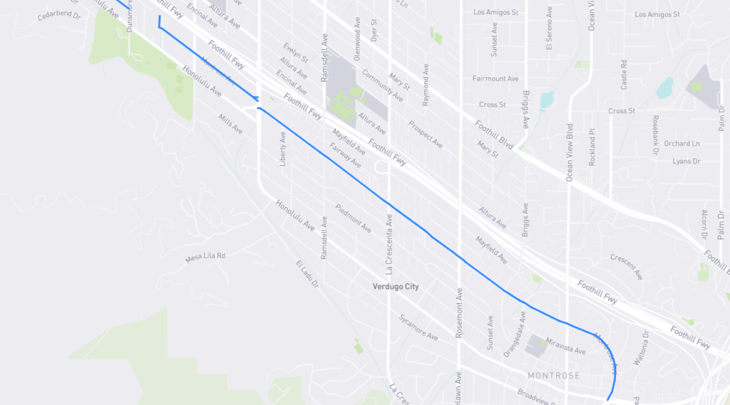 Montrose Avenue L.A. Street Names