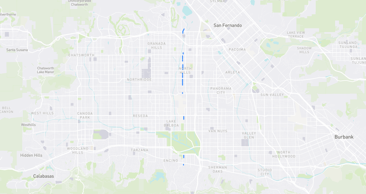 Map of Sophia Avenue in Los Angeles County, California